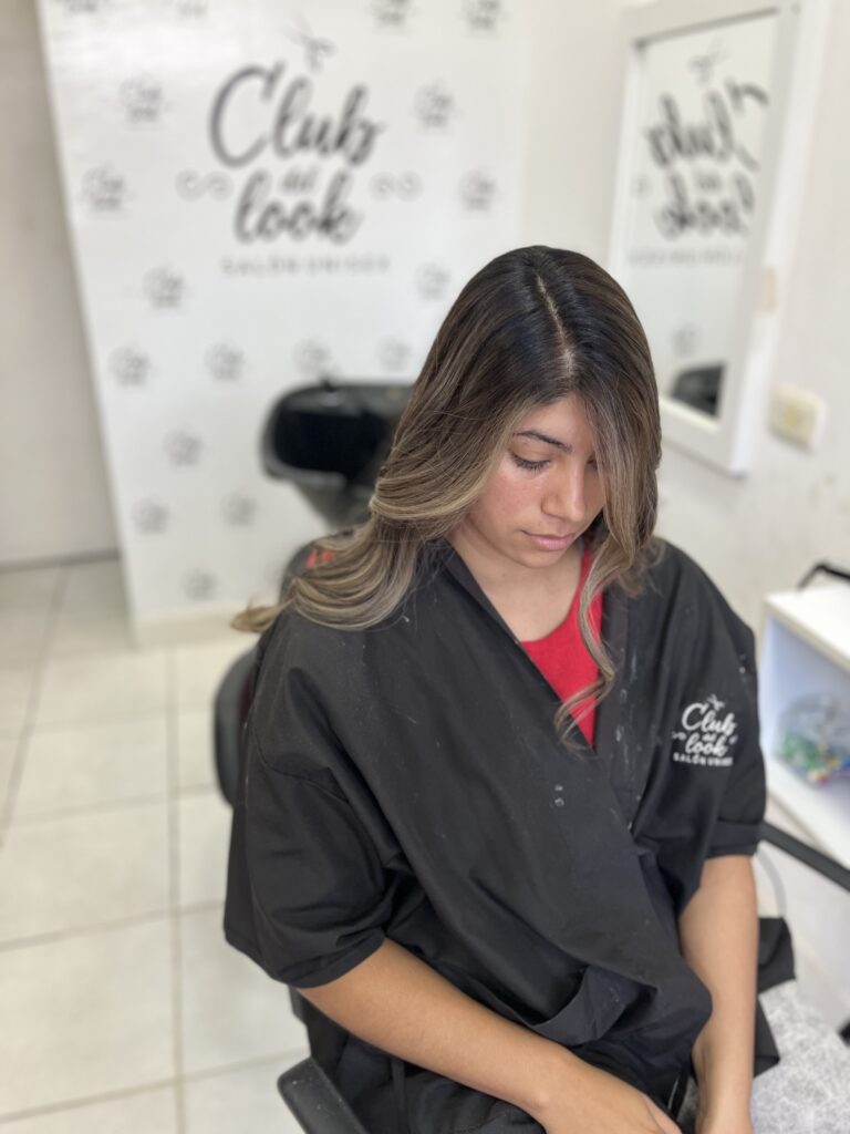 balayage mechas